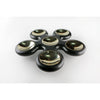 (On Hold) Fidget Spinner Seder Plate Black Petroff Gallery Judaica