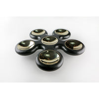 (On Hold) Fidget Spinner Seder Plate Black Petroff Gallery Judaica