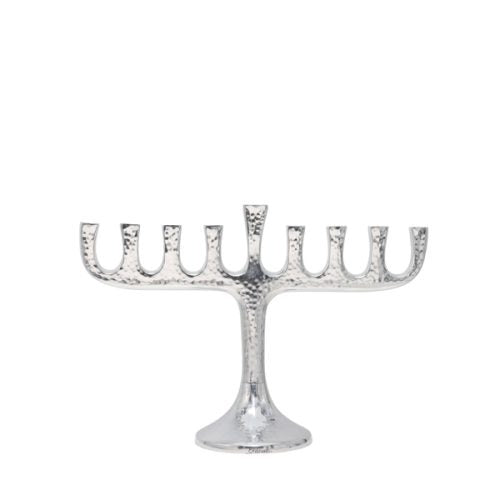 Hammer Work Menorah - Petroff Gallery - Judaica