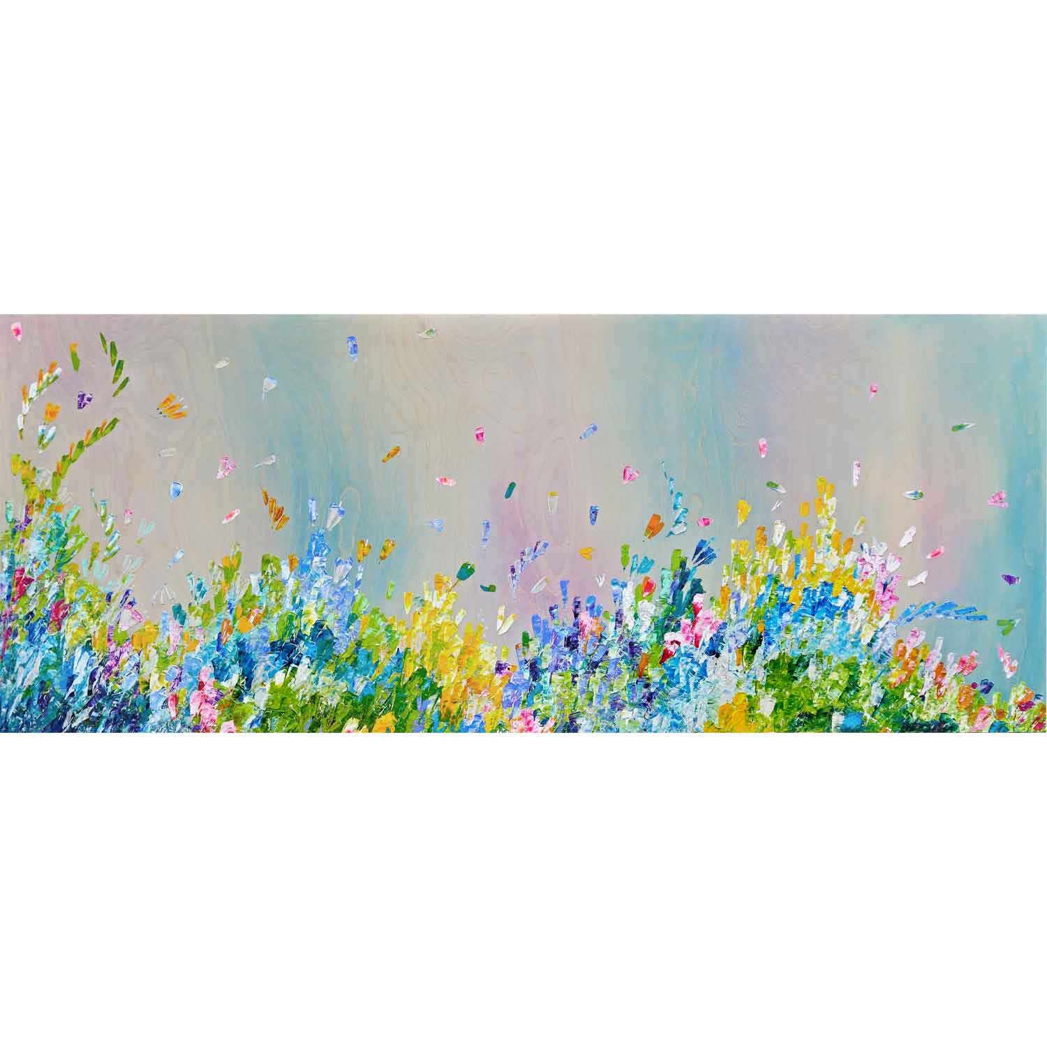 (On Hold) Spring Frolic 24" x 60" Petroff Gallery 