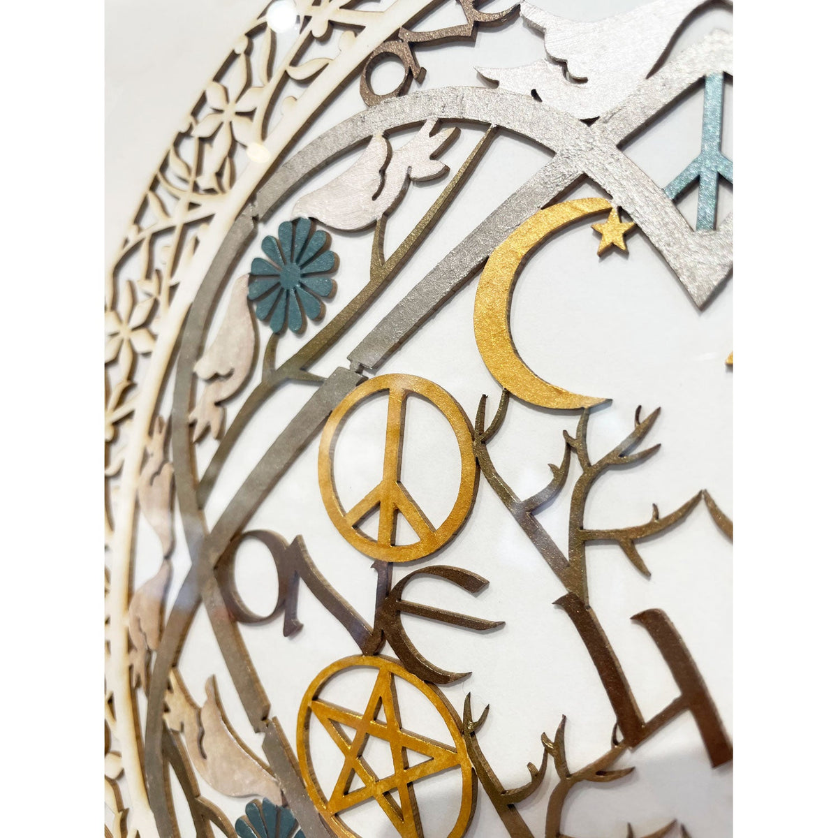 One World - Petroff Gallery -  - Glenn Grubard - One World, 12" x 12"