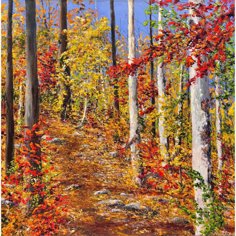Open Invitation 48" x 48" - Petroff Gallery - Painting