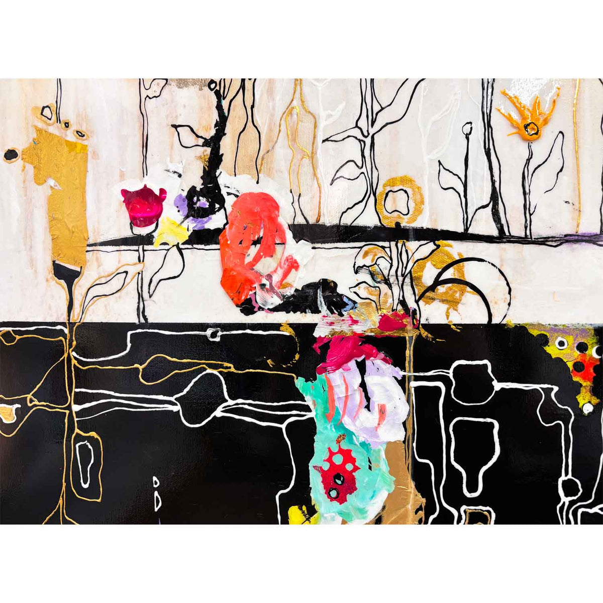 Opening to Possibilities 48" x 48" - Petroff Gallery - Painting