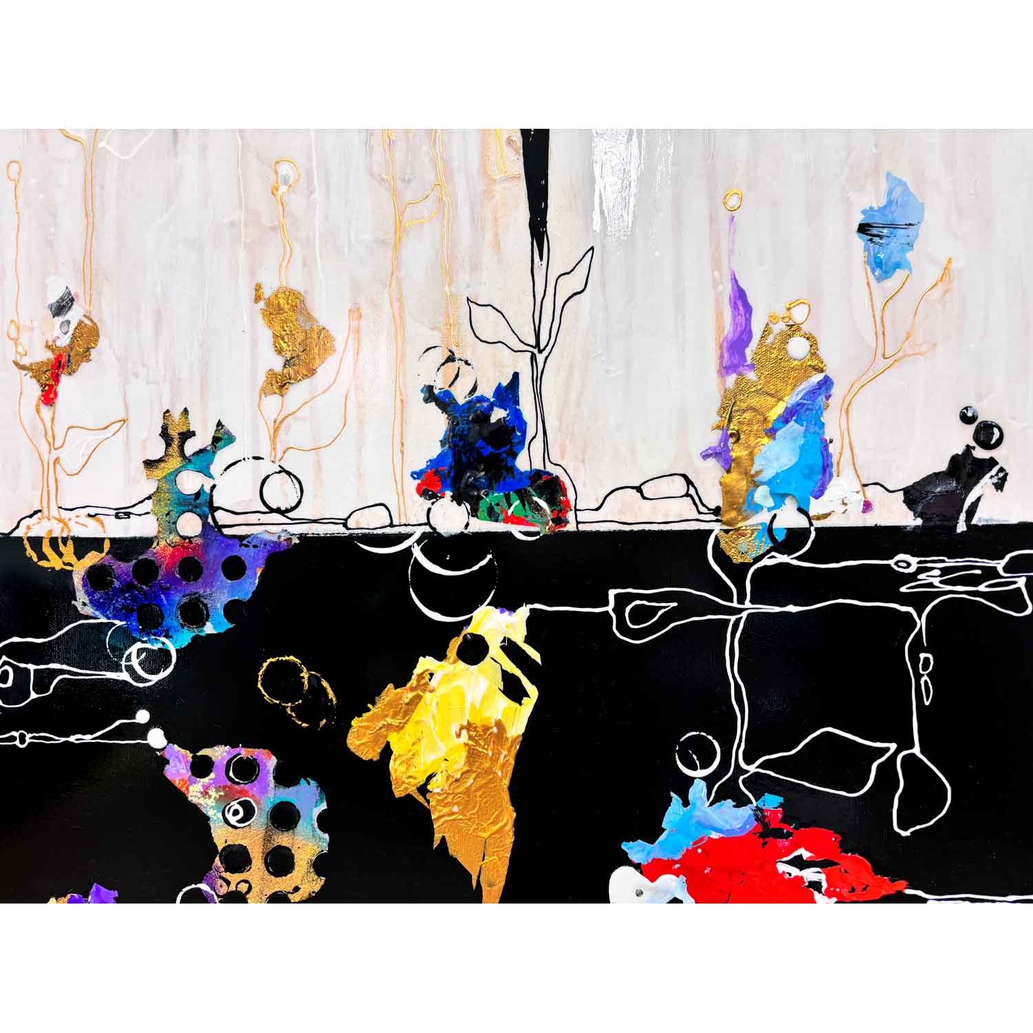 Opening to Possibilities 48" x 48" - Petroff Gallery - Painting