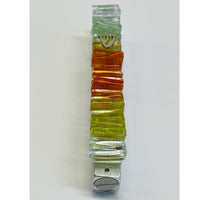 Orange Glass Mezuzah - Petroff Gallery -  - Marcela Rosemberg - Mezuzah