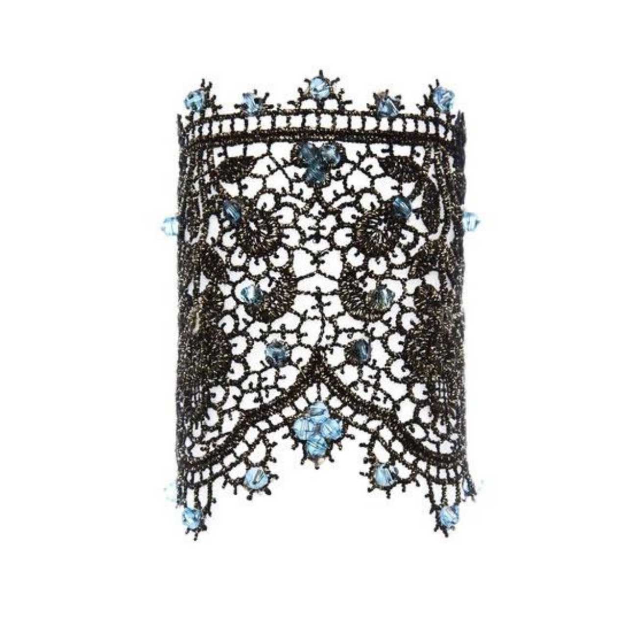 Oscar Cuff Black/Blue - Petroff Gallery -  - Kim Smiley - Oscar Cuff Black/Blue