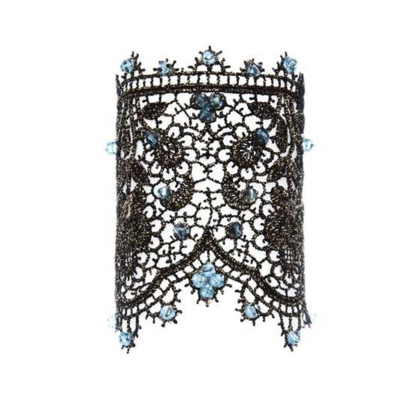Oscar Cuff Black/Blue - Petroff Gallery -  - Kim Smiley - Oscar Cuff Black/Blue