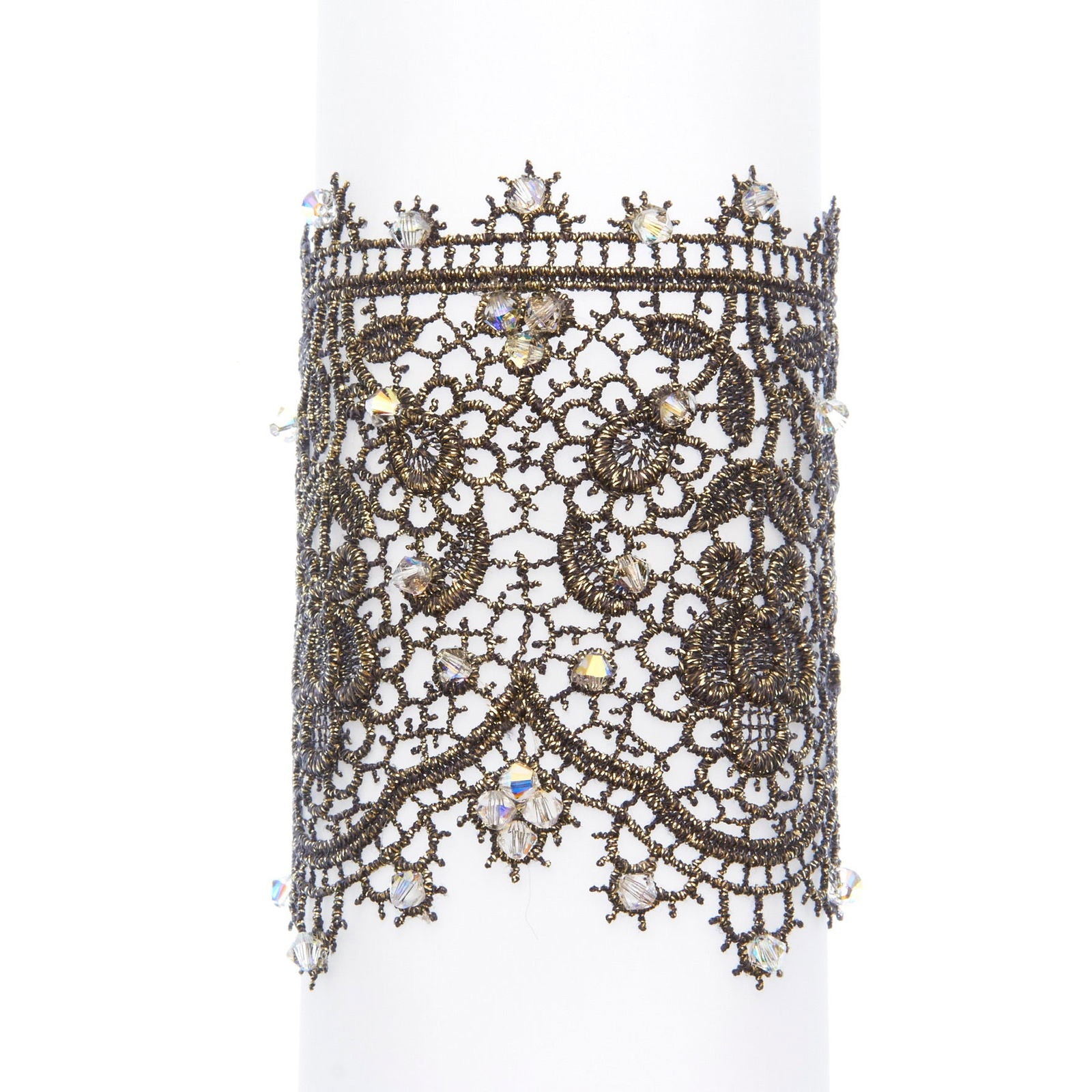 Oscar Cuff Bronze/White - Petroff Gallery -  - Kim Smiley - Oscar Cuff Bronze/White