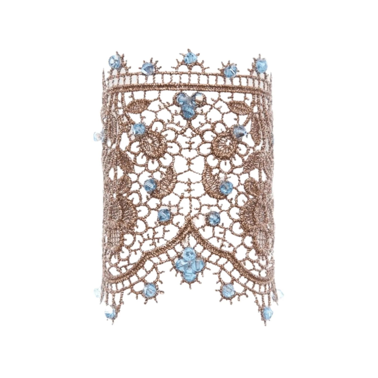 Oscar Cuff Pewter/Blue - Petroff Gallery -  - Kim Smiley - Oscar Cuff Pewter/Blue