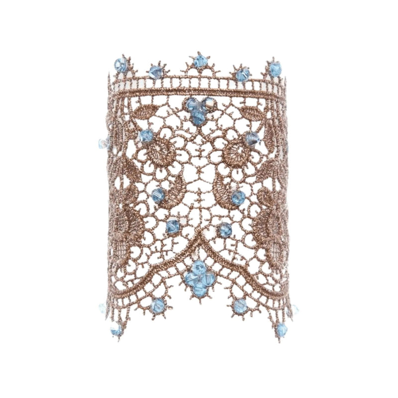 Oscar Cuff Pewter/Blue - Petroff Gallery -  - Kim Smiley - Oscar Cuff Pewter/Blue