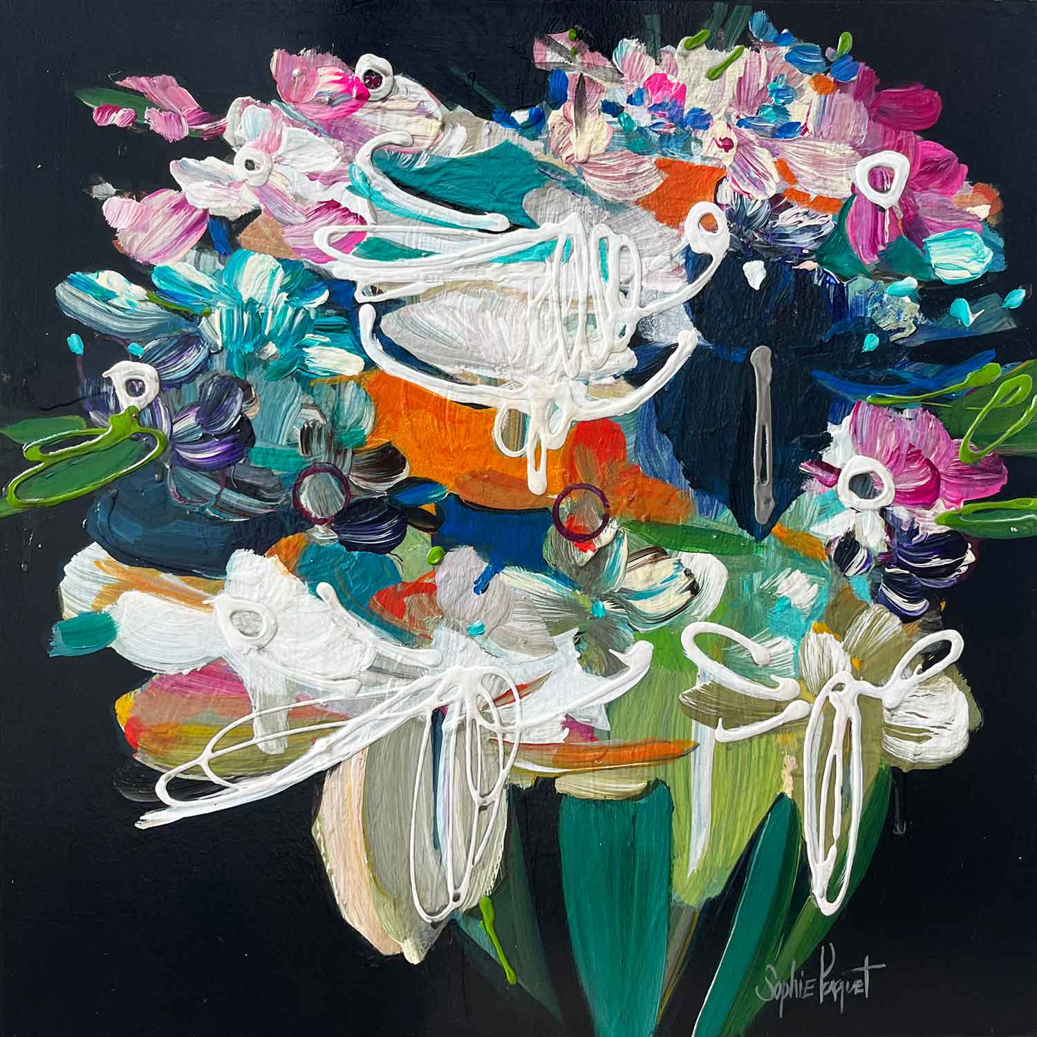 Feel Like Home 20x20 - Petroff Gallery - Painting 