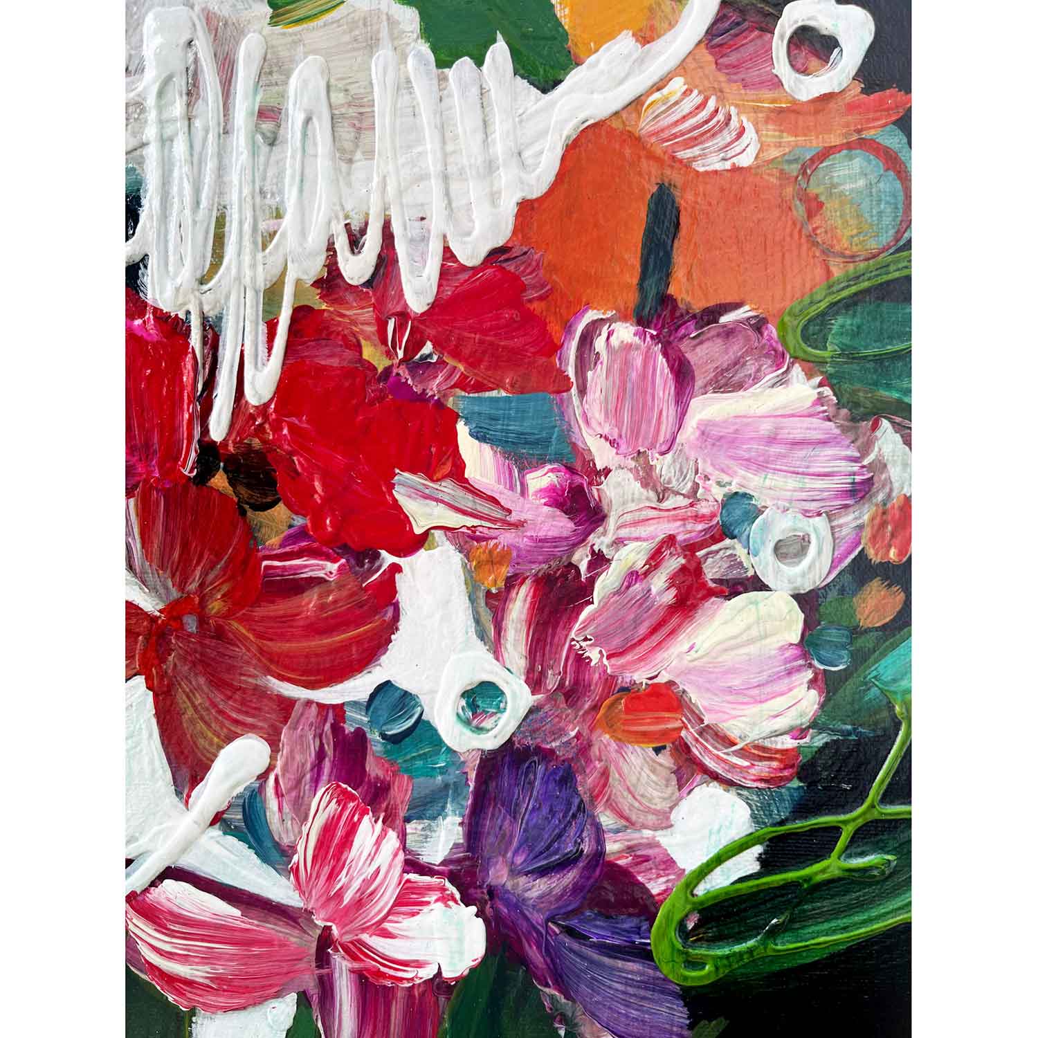 Just One Moment 20 x 20 - Petroff Gallery - Paintings 