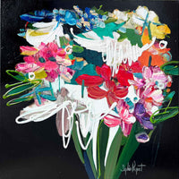 Just One Moment 20 x 20 - Petroff Gallery - Paintings 