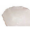 Large 22K Gold Rimmed White Bowl 2 - Petroff Gallery - Ceramic Art
