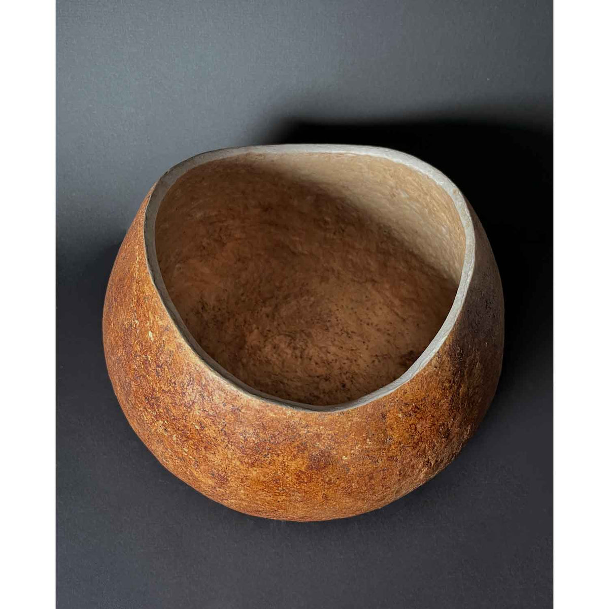 Low Brown Vessel 2 - Petroff Gallery - Sculpture