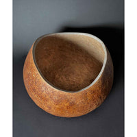 Low Brown Vessel 2 - Petroff Gallery - Sculpture