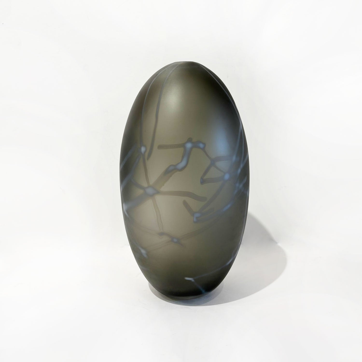 Patterned Ovoid Matte - Petroff Gallery - Glass Art