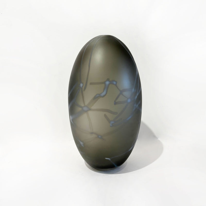Patterned Ovoid Matte - Petroff Gallery - Glass Art