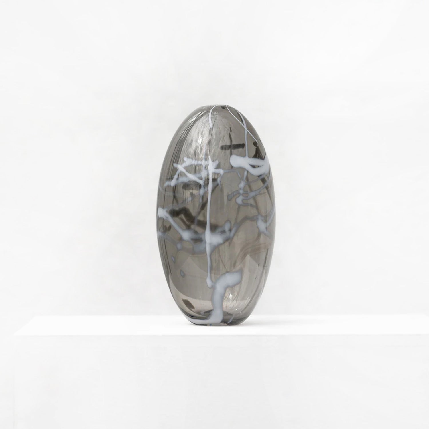 Patterned Ovoid Natural - Petroff Gallery - Glass Art