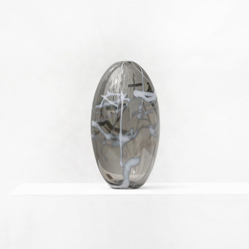 Patterned Ovoid Natural - Petroff Gallery - Glass Art