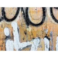 Peace 36" x 24" Detail View - Petroff Gallery - Painting