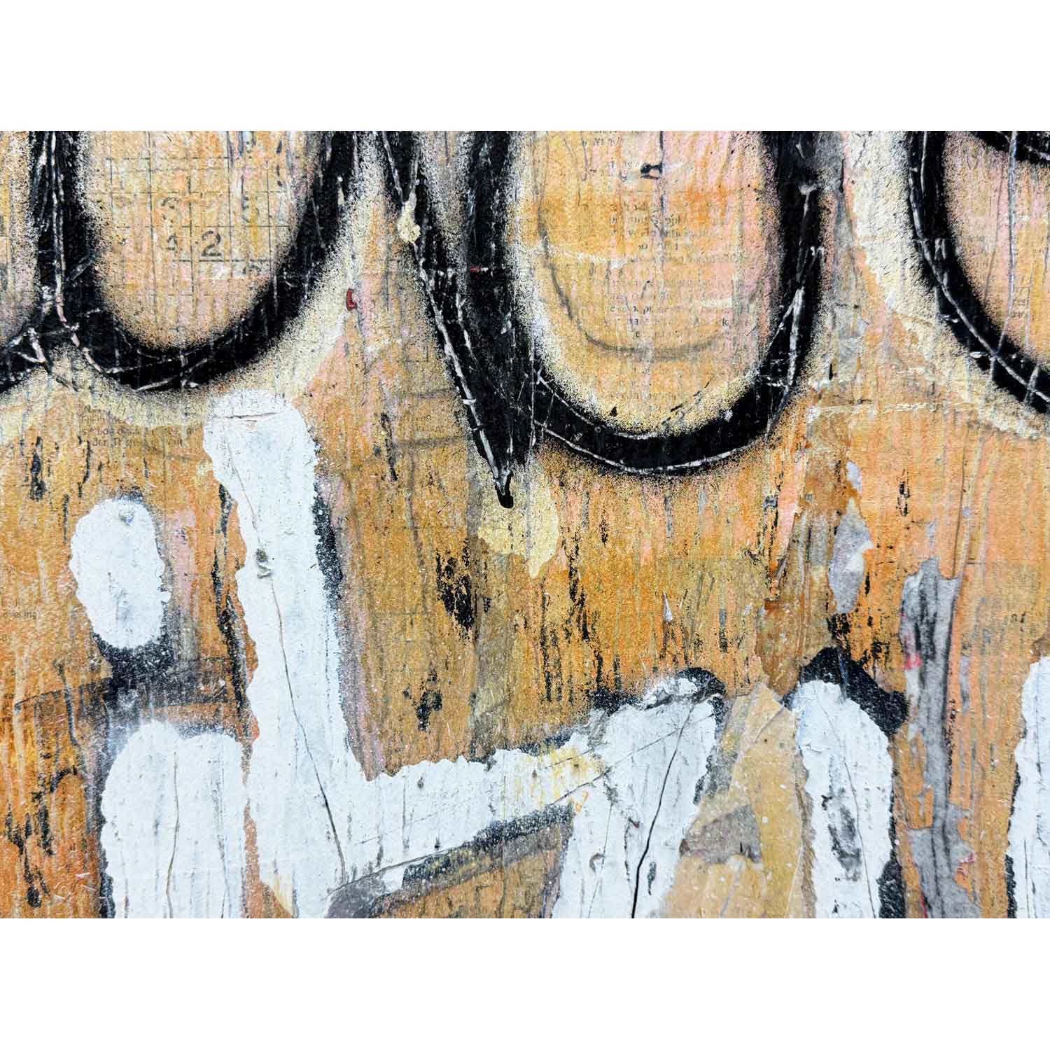 Peace 36" x 24" Detail View - Petroff Gallery - Painting