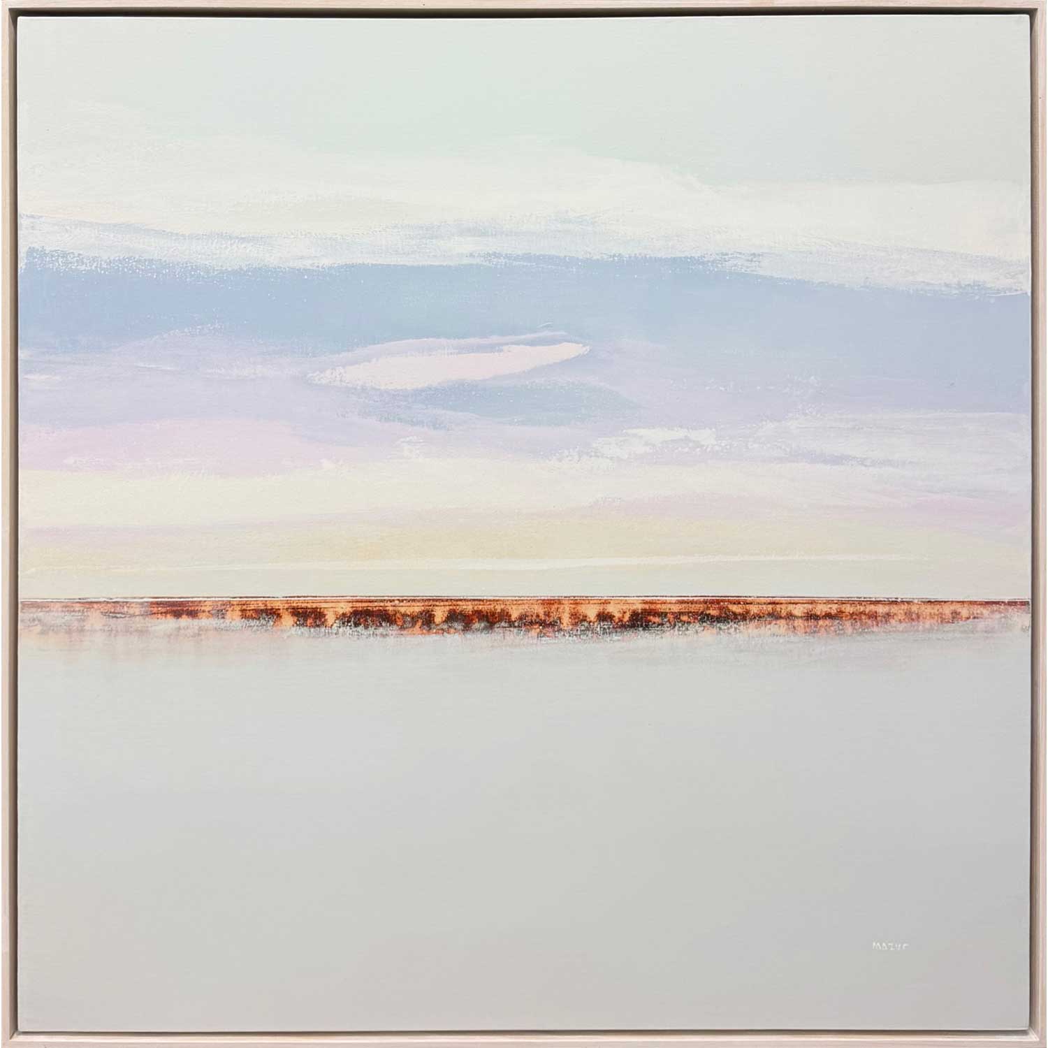Peaceful Summer Sky 36" x 36" - Petroff Gallery - Painting