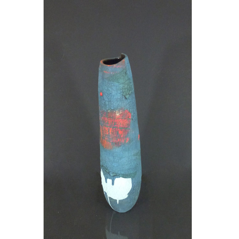 Peacock Landscape Vessel - Petroff Gallery