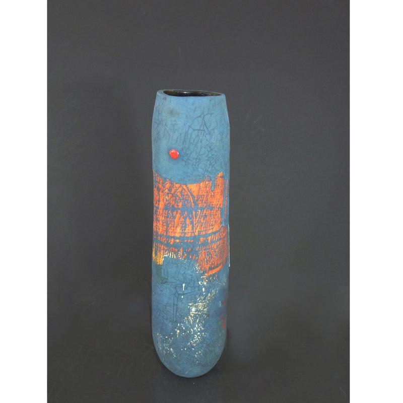 Peacock Landscape Vessel - Petroff Gallery