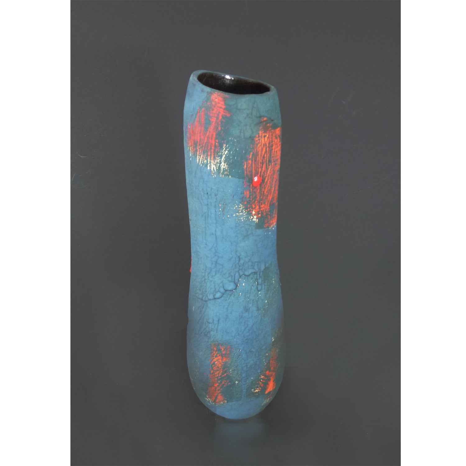 Peacock Landscape Vessel - Petroff Gallery -  - Lesley McInally - Peacock Landscape Vessel