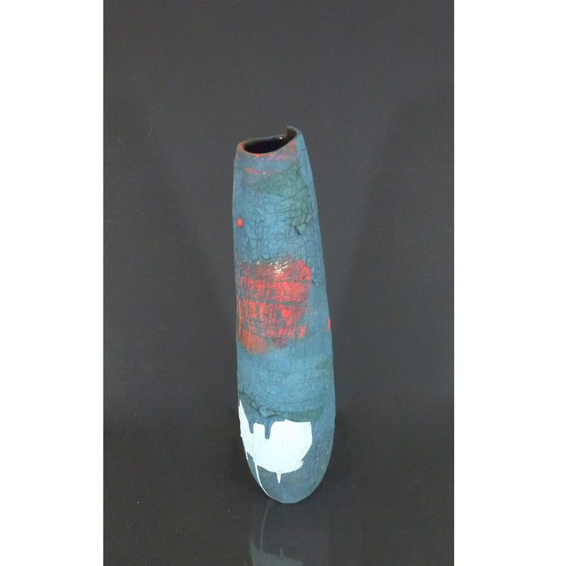 Peacock Landscape Vessel - Petroff Gallery -  - Lesley McInally - Peacock Landscape Vessel 