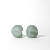 Small Jade Pebble Vase - Petroff Gallery - Glass Art
