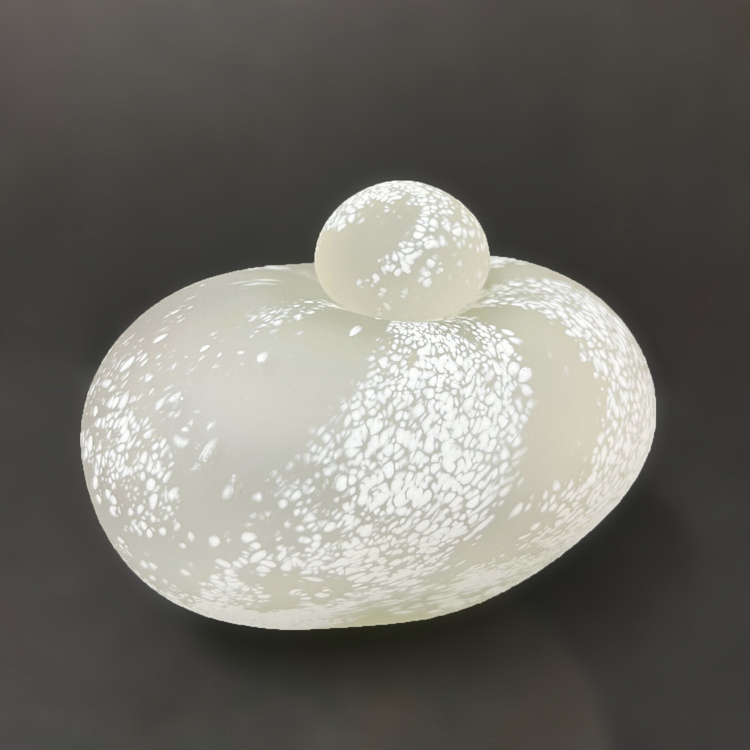 Pebble Vessel White on White - Petroff Gallery -  - Minna Koistinen - Pebble Vessel White on White