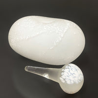 Pebble Vessel White on White - Petroff Gallery -  - Minna Koistinen - Pebble Vessel White on White
