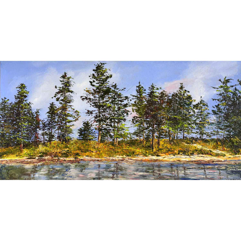 Peninsula 24" x 48" - Petroff Gallery - Painting