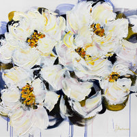 Petal Theory #1 40" x 40" - Petroff Gallery - Painting