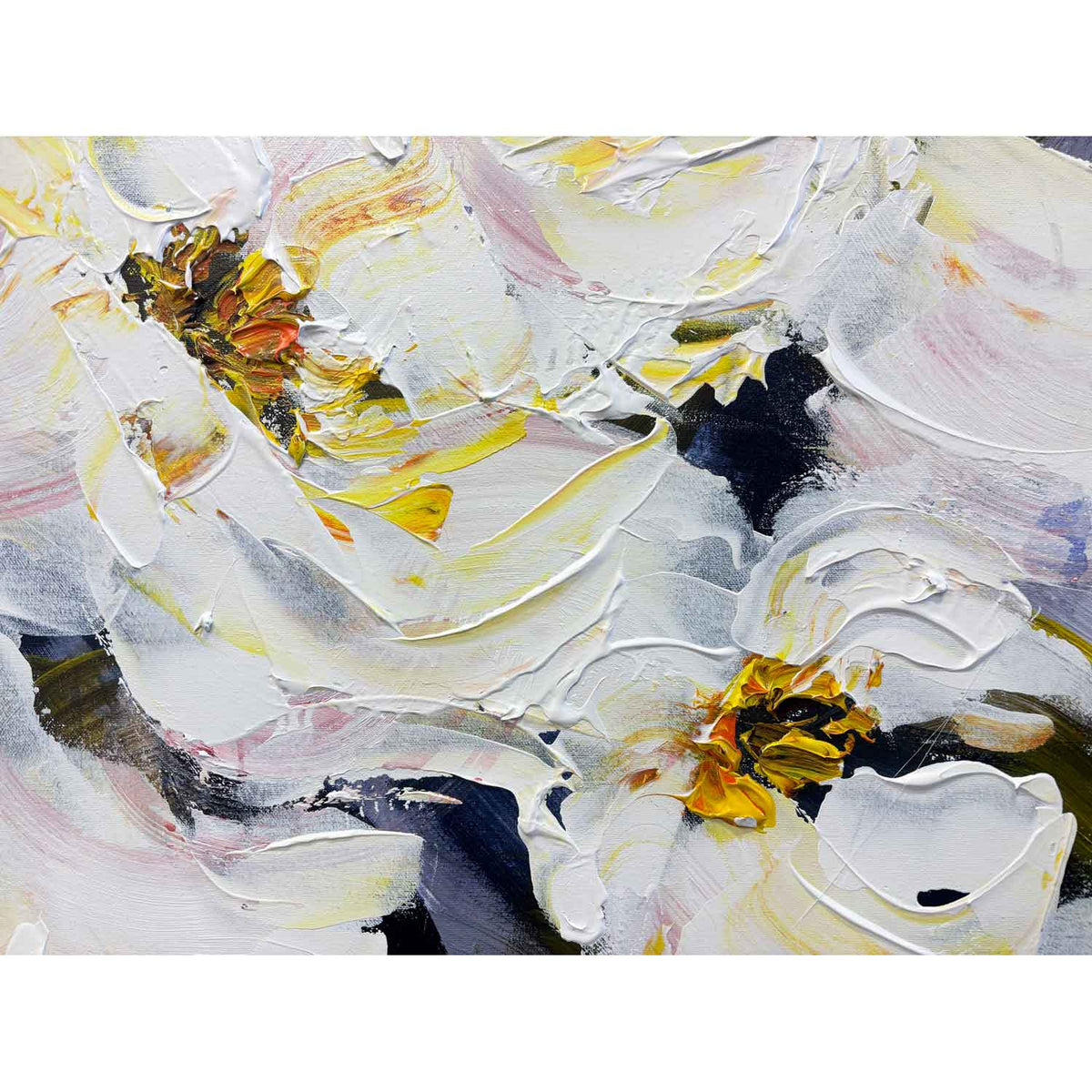 Petal Theory #1 40" x 40" - Petroff Gallery - Painting