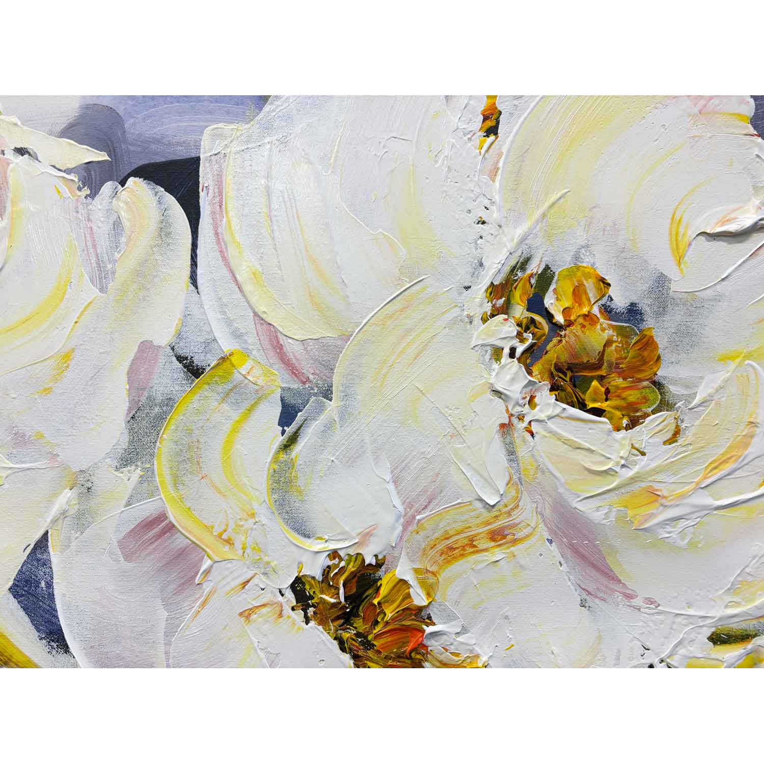 Petal Theory #1 40" x 40" - Petroff Gallery - Painting