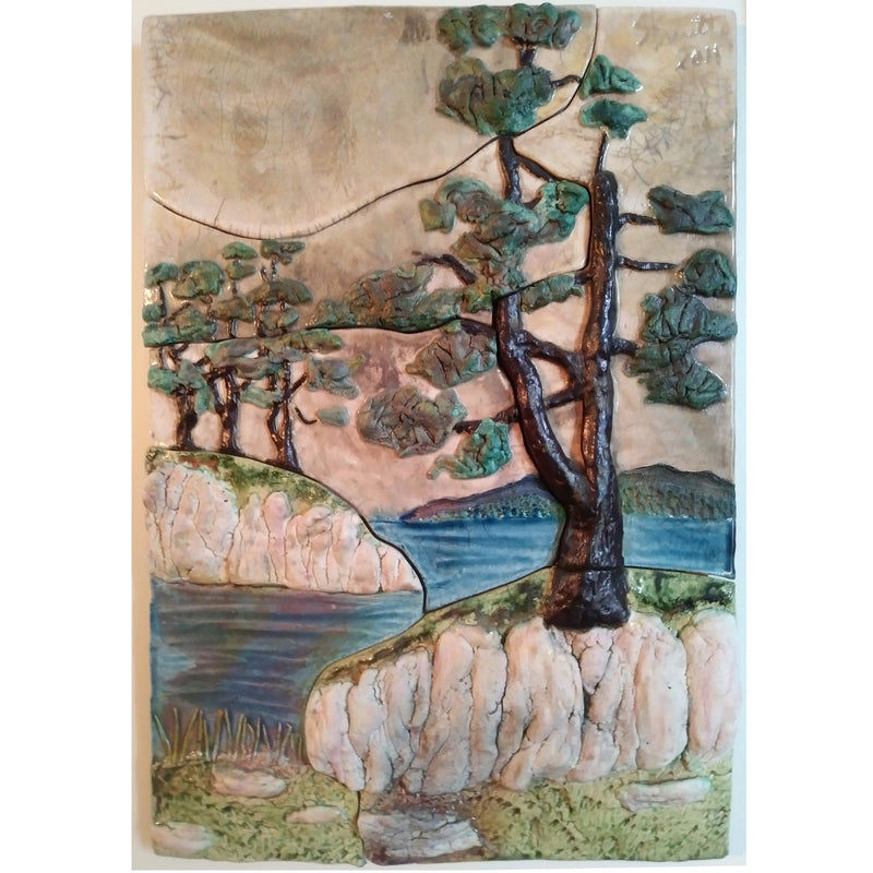 Pines 18.25" x 12.5" x 1" - Petroff Gallery -  - 