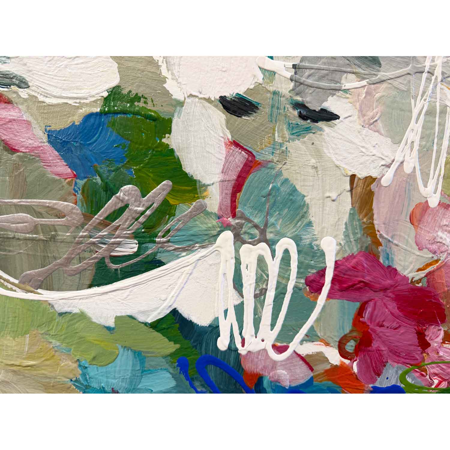 Poesie de Parfum 30" x 40" Detail View - Petroff Gallery - Painting