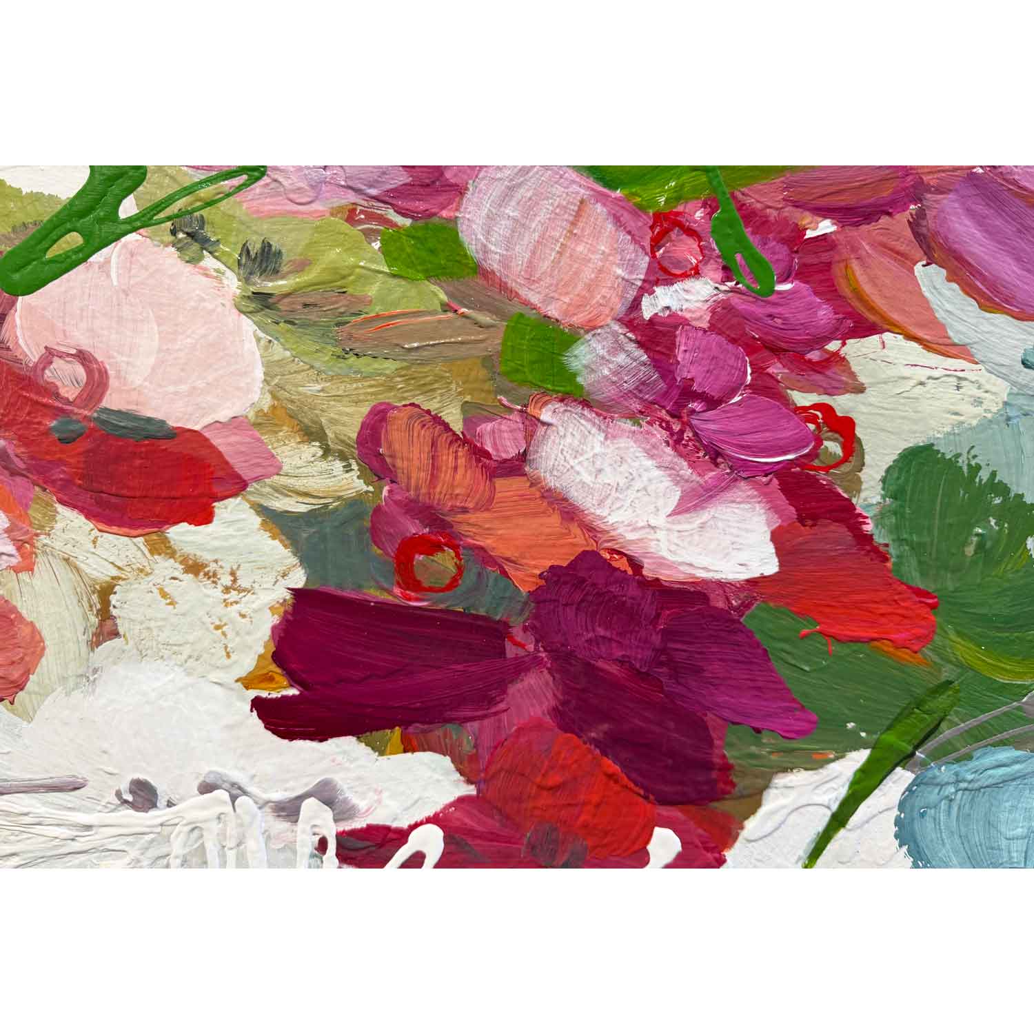 Poesie de Parfum 30" x 40" Detail View - Petroff Gallery - Painting