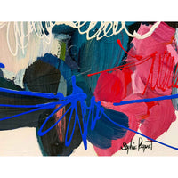 Poesie de Parfum 30" x 40" Detail View - Petroff Gallery - Painting