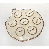 Pomegranate Seder Plate - Petroff Gallery -  - Marla Buck - Pomegranate Seder Plate