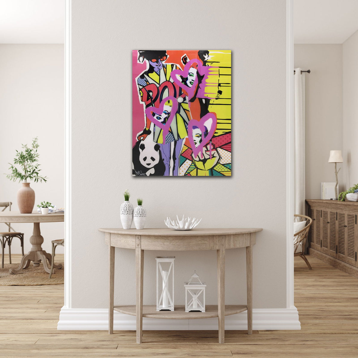 Pop Heart 48" x 36" - Petroff Gallery -  - 