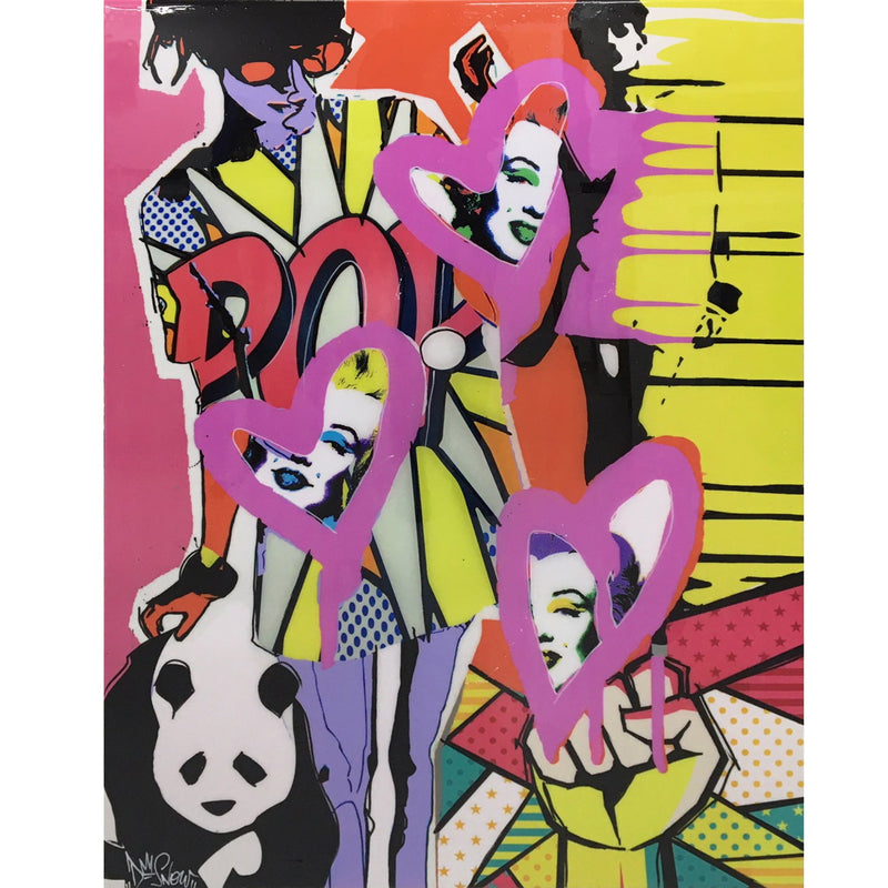 Pop Heart 48" x 36" - Petroff Gallery -  - Diogo Neves - Pop Heart 48x36