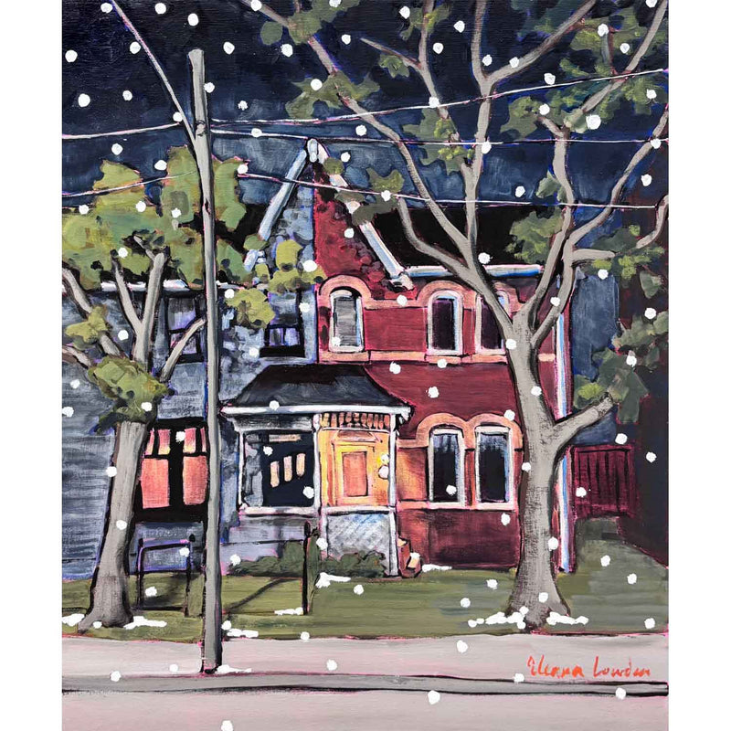 Porch Light 20" x 12" - Petroff Gallery - Painting