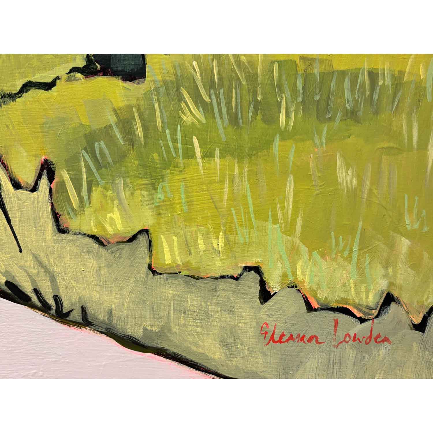 Potato Fields 20" x 40" - Petroff Gallery - Paintings