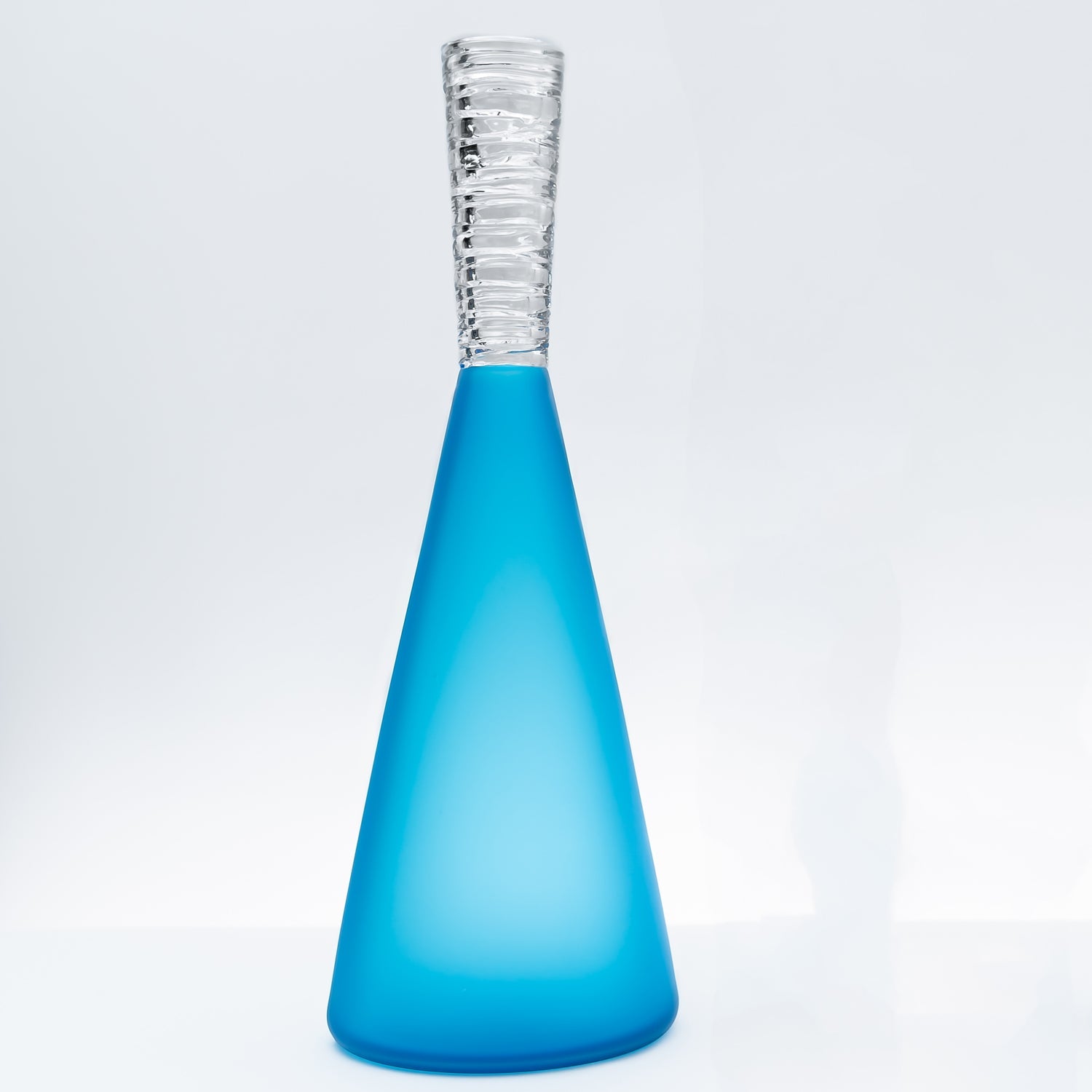 Potions Copper Blue Cone Large - Petroff Gallery - Glass Art