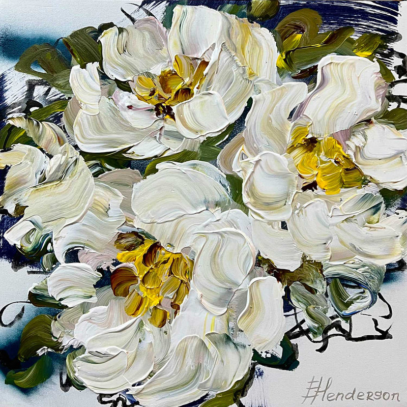 Promised You A Garden Series #1 18" x 18" - Petroff Gallery -  - Elena Henderson - Promised You A Garden Series #1, 18" x 18"