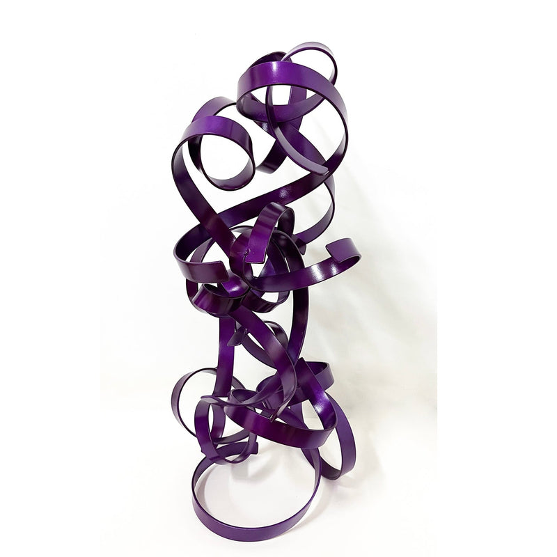 Purple Beautiful Chaos - Petroff Gallery -  - Slavo Cech - Purple Beautiful Chaos, 24"H x 12"W x 12"D